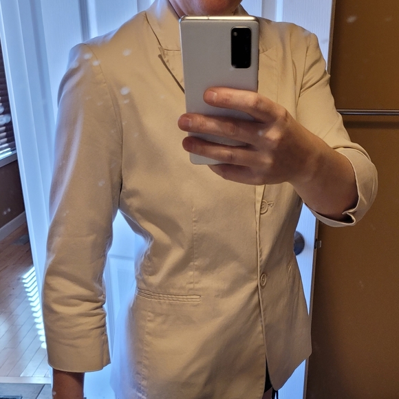 2 FOR $40 ***Calvin Klein Blazer- cream color - Picture 5 of 5